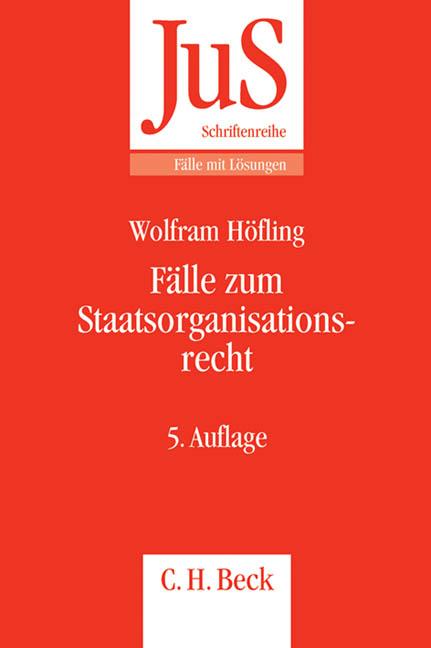 Cover-Bild Fälle zum Staatsorganisationsrecht