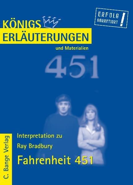 Cover-Bild Fahrenheit 451 von Ray Bradbury.