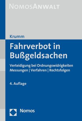 Cover-Bild Fahrverbot in Bußgeldsachen