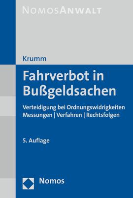 Cover-Bild Fahrverbot in Bußgeldsachen