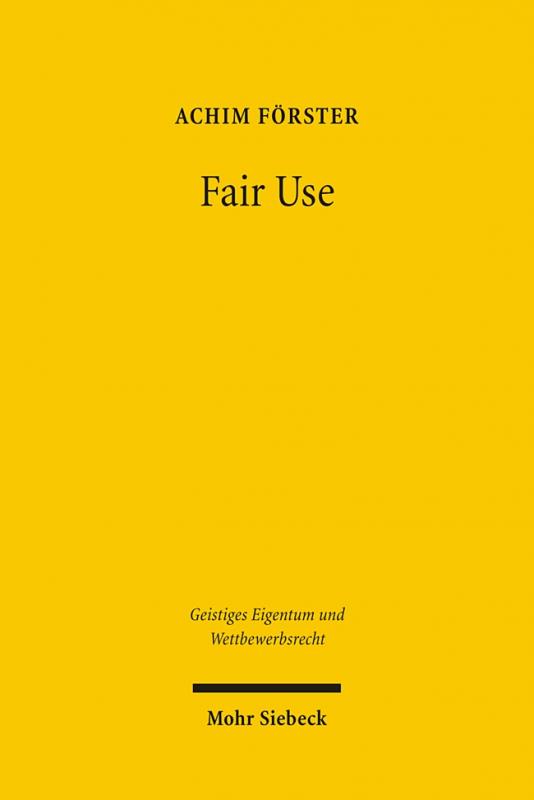 Cover-Bild Fair Use