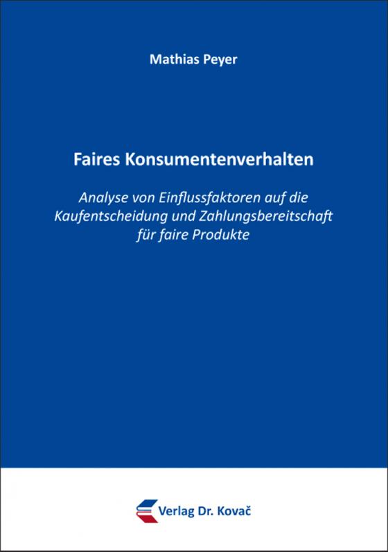 Cover-Bild Faires Konsumentenverhalten