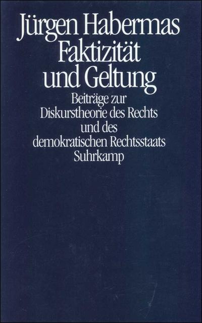 Cover-Bild Faktizität und Geltung