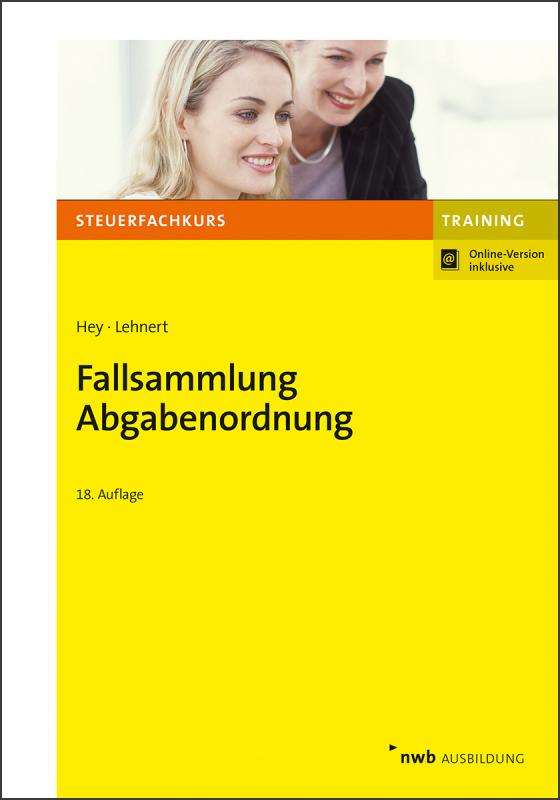 Cover-Bild Fallsammlung Abgabenordnung