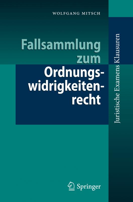 Cover-Bild Fallsammlung zum Ordnungswidrigkeitenrecht