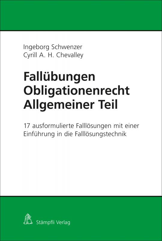 Cover-Bild Fallübungen Obligationenrecht Allgemeiner Teil