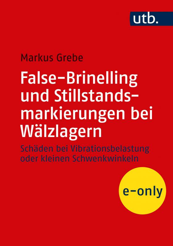 Cover-Bild False-Brinelling und Stillstandsmarkierungen bei Wälzlagern