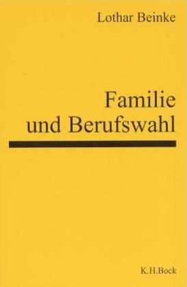 Cover-Bild Familie und Berufswahl