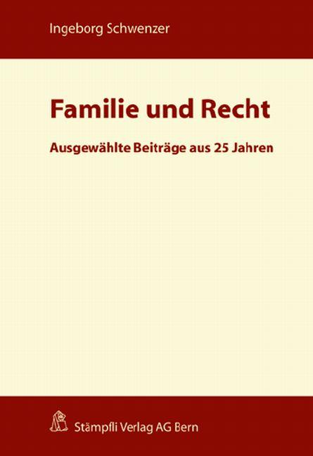 Cover-Bild Familie und Recht