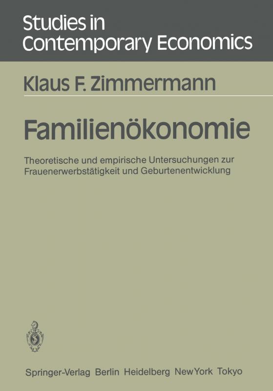 Cover-Bild Familienökonomie