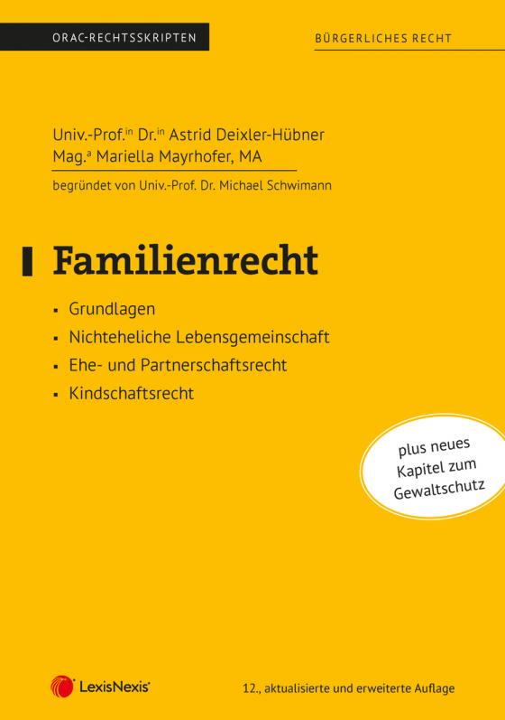 Cover-Bild Familienrecht (Skriptum)