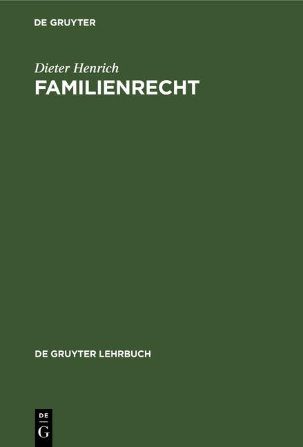 Cover-Bild Familienrecht