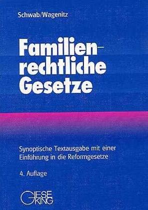 Cover-Bild Familienrechtliche Gesetze