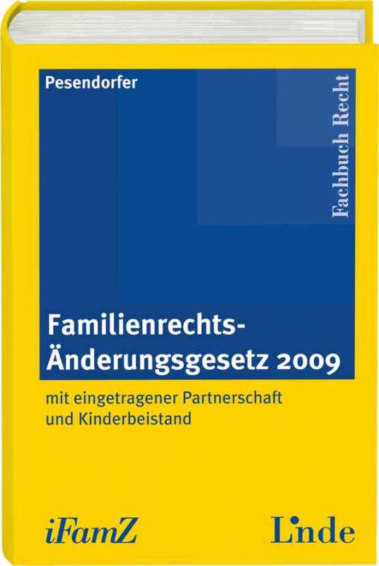 Cover-Bild Familienrechts-Änderungsgesetz 2009