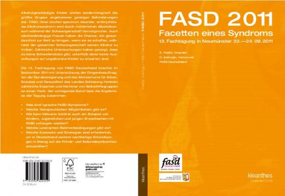 Cover-Bild FASD 2011 Facetten eines Syndroms