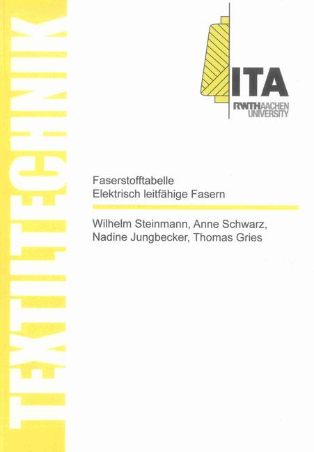 Cover-Bild Faserstofftabelle Elektrisch leitfähige Fasern / Fibre-Table Electrically Conductive Fibres