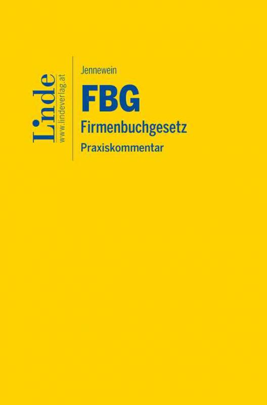 Cover-Bild FBG | Firmenbuchgesetz