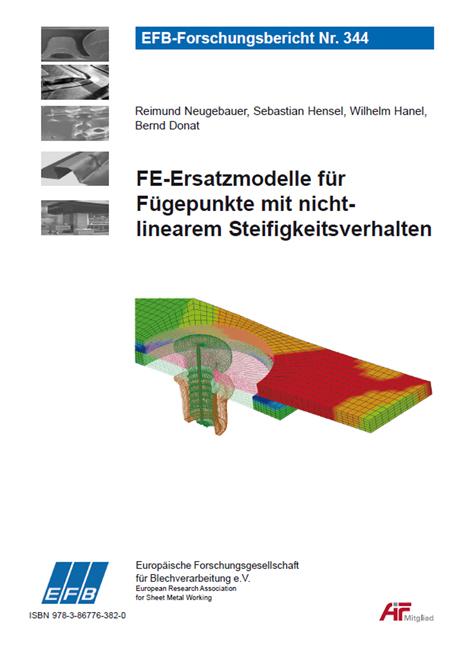 Cover-Bild FE-Ersatzmodelle für Fügepunkte mit nichtlinearem Steifigkeitsverhalten