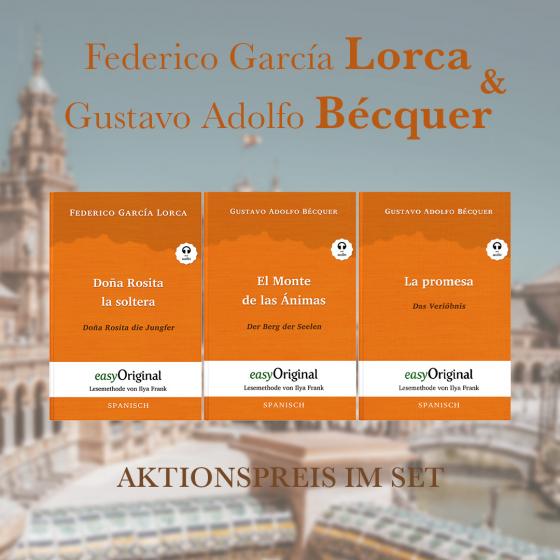 Cover-Bild Federico García Lorca & Gustavo Adolfo Bécquer (Bücher + Audio-Online) - Lesemethode von Ilya Frank