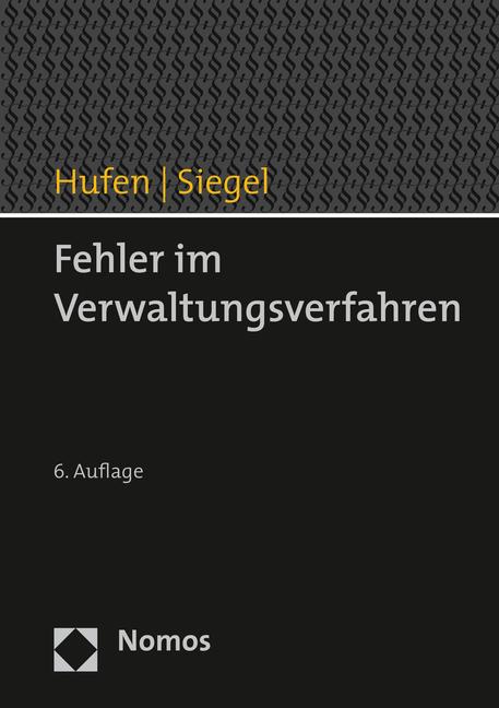 Cover-Bild Fehler im Verwaltungsverfahren