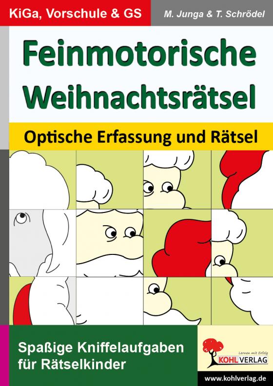 Cover-Bild Feinmotorische Weihnachtsrätsel