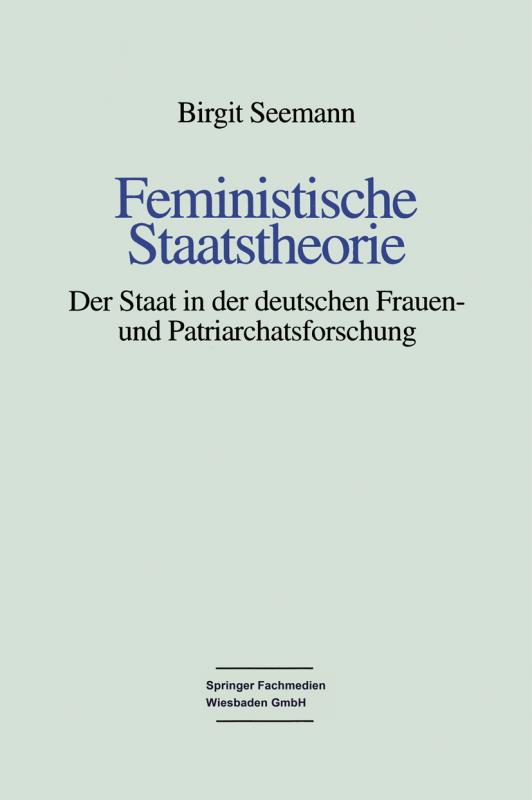 Cover-Bild Feministische Staatstheorie