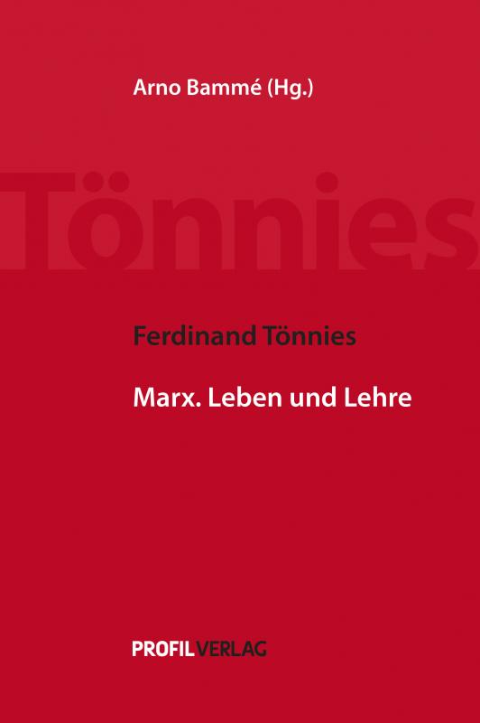 Cover-Bild Ferdinand Tönnies - Marx