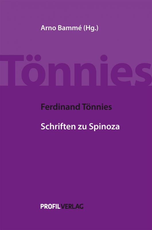 Cover-Bild Ferdinand Tönnies: Schriften zu Spinoza