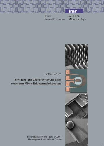 Cover-Bild Fertigung und Charakterisierung eines modularen Mikro-Reluktanzschrittmotors