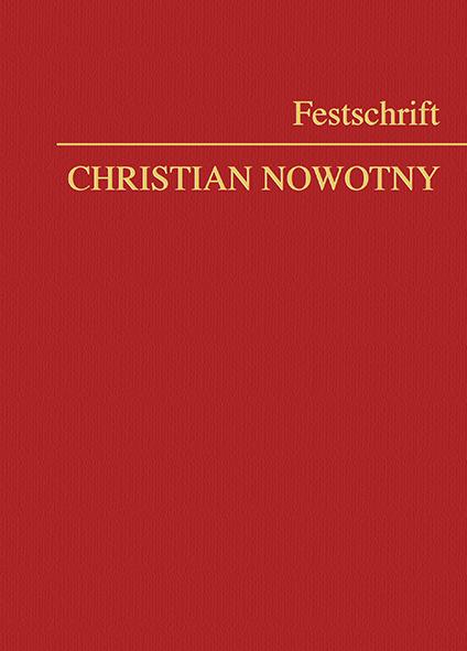 Cover-Bild Festschrift Christian Nowotny