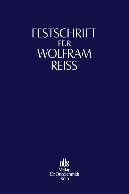 Cover-Bild Festschrift für Wolfram Reiß zum 65. Geburtstag
