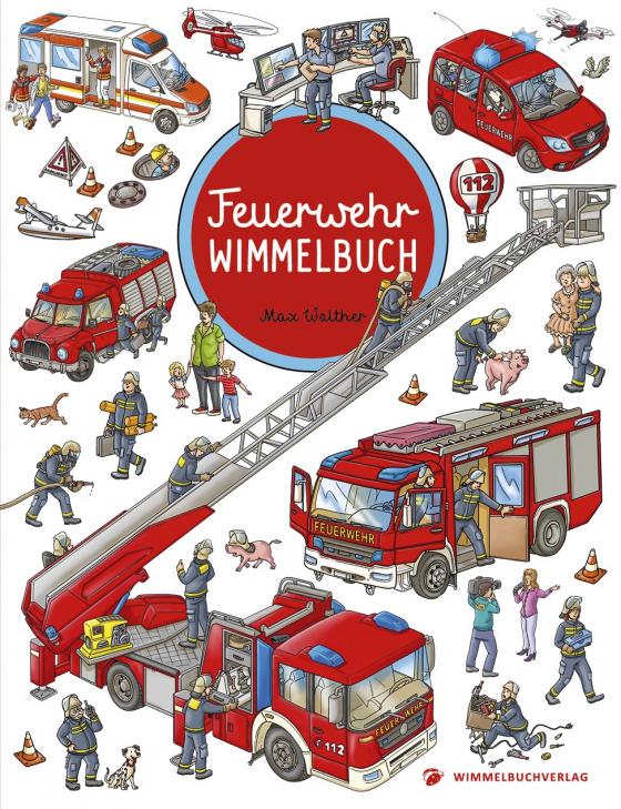 Cover-Bild Feuerwehr Wimmelbuch - Das große Bilderbuch ab 2 Jahre