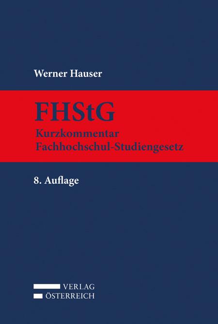 Cover-Bild FHStG Kurzkommentar Fachhochschul-Studiengesetz
