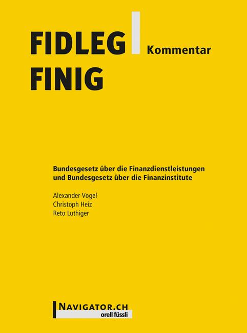 Cover-Bild FIDLEG/FINIG Kommentar