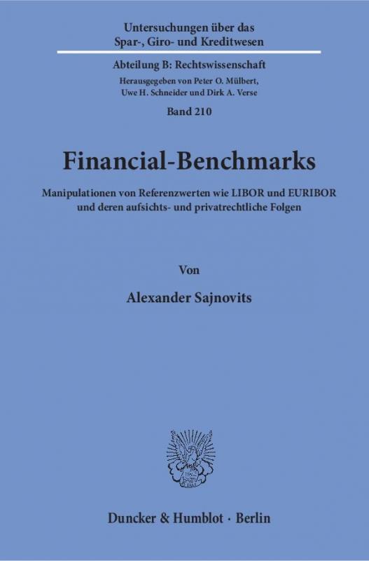 Cover-Bild Financial-Benchmarks.