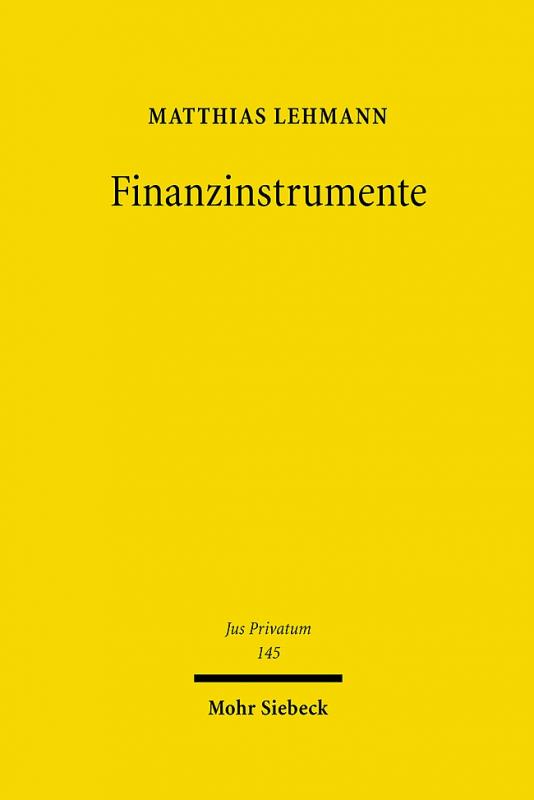 Cover-Bild Finanzinstrumente