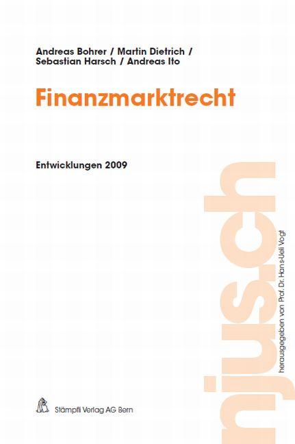 Cover-Bild Finanzmarktrecht, Entwicklungen 2009