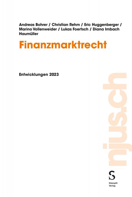 Cover-Bild Finanzmarktrecht