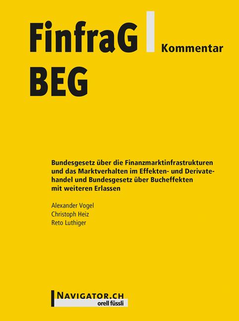 Cover-Bild FinfraG/BEG Kommentar
