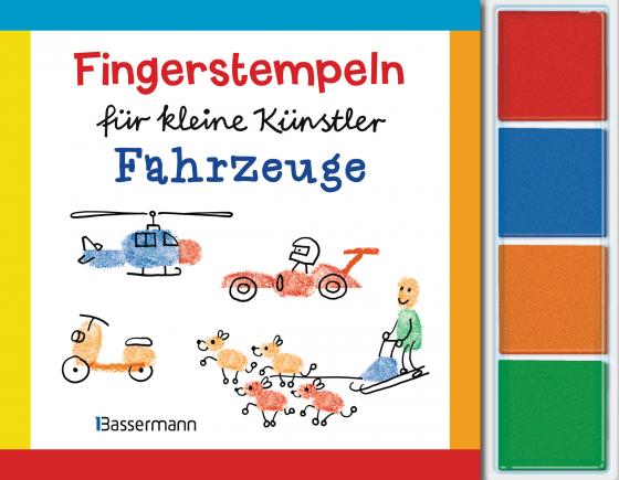 Cover-Bild Fingerstempeln für kleine Künstler-Set - Fahrzeuge