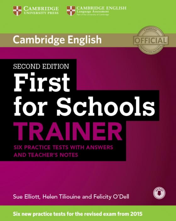 Cover-Bild First for Schools Trainer for the revised exam