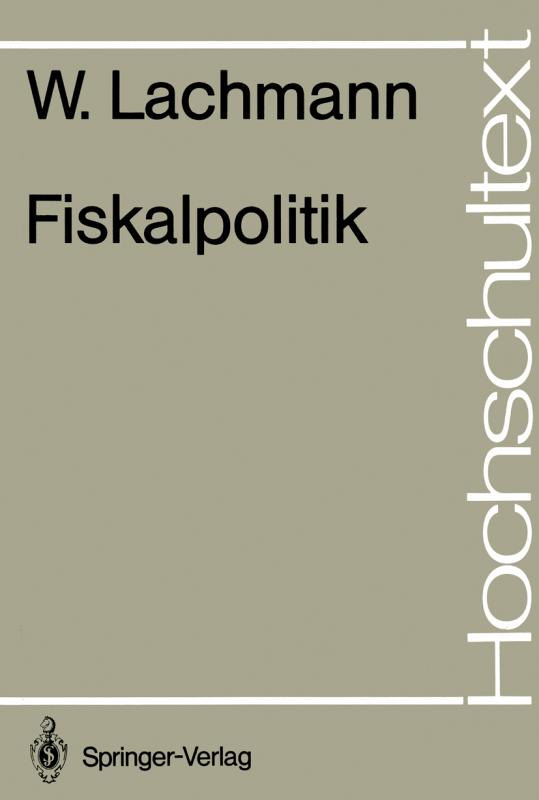 Cover-Bild Fiskalpolitik