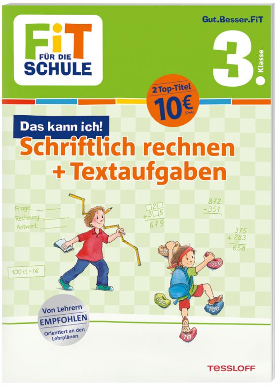 Cover-Bild FiT FÜR DIE SCHULE. Das kann ich! Schriftlich rechnen + Textaufgaben 3. Klasse