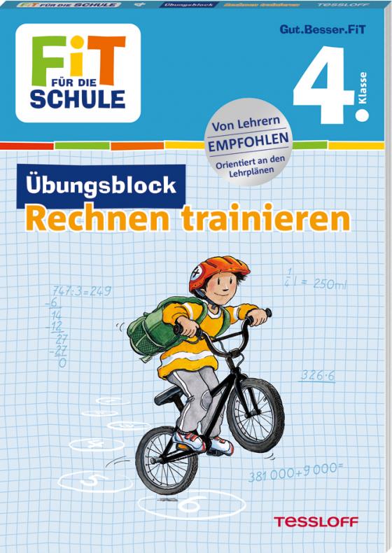 Cover-Bild FiT für die Schule. Übungsblock Rechnen trainieren 4. Klasse