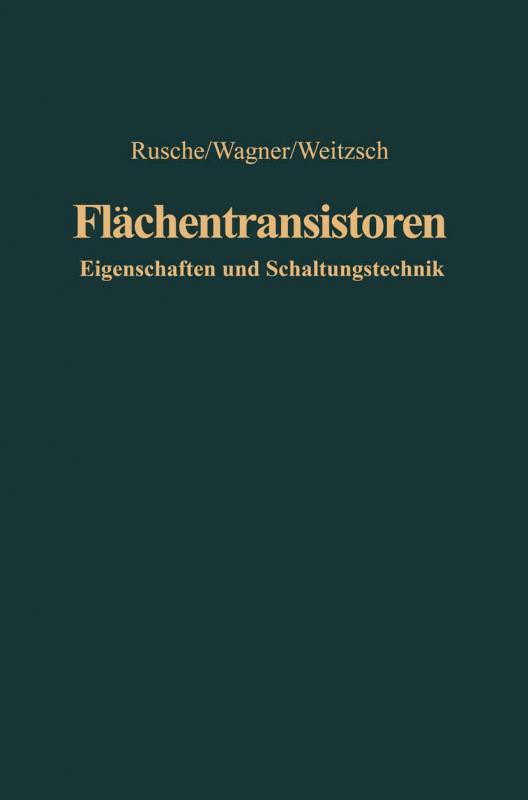 Cover-Bild Flächentransistoren