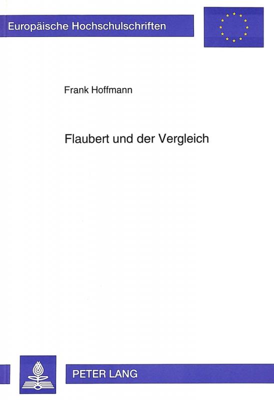 Cover-Bild Flaubert und der Vergleich
