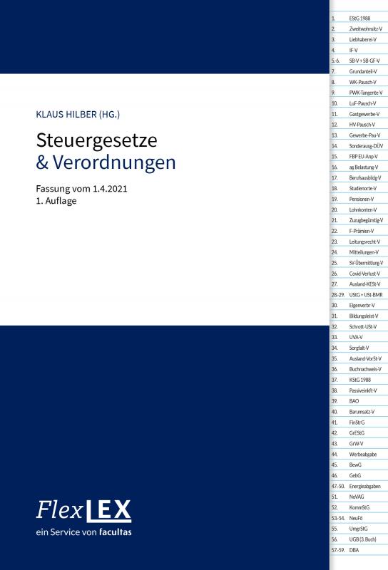 Cover-Bild FlexLex Steuergesetze & Verordnungen