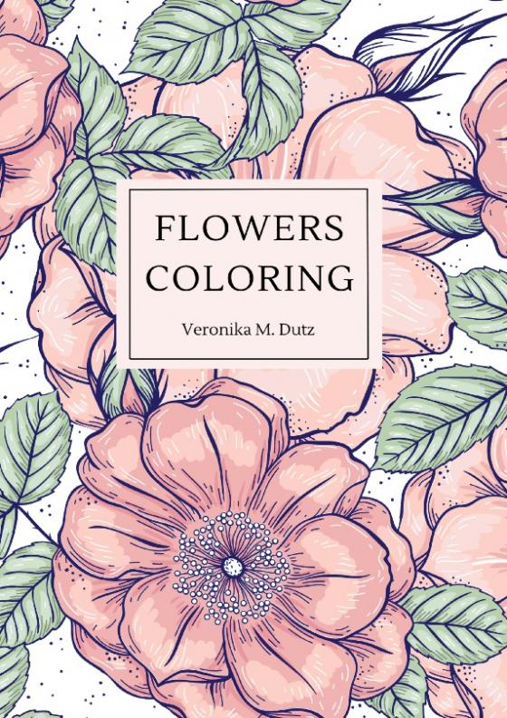 Cover-Bild Flowers Coloring