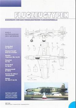 Cover-Bild Flugzeugtypen. Dokumente zum Bau vorbildgetreuer Flugzeugmodelle