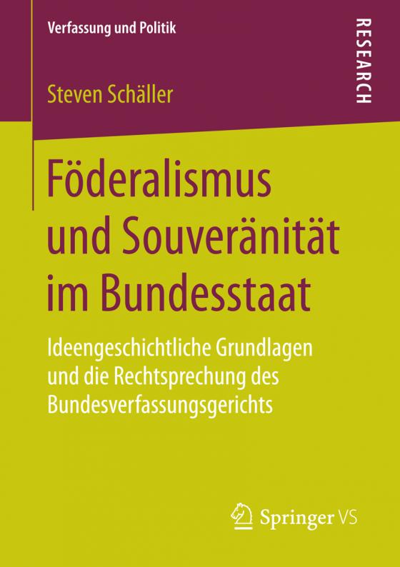 Cover-Bild Föderalismus und Souveränität im Bundesstaat